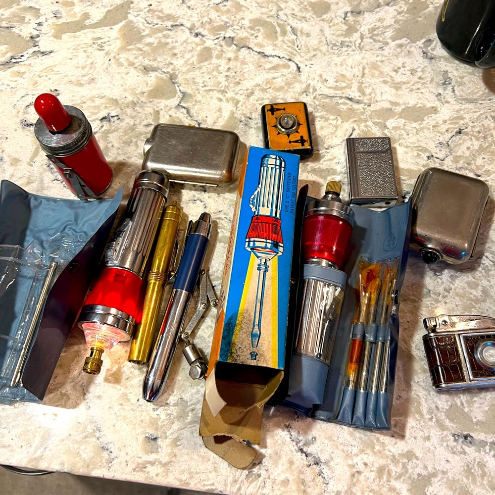 Vintage flashlights